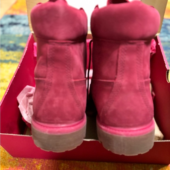 MEN’S NEW AWESOME PINK TIMBERLAND 50th ANNIVERSARY BOOTS Size 11 - Picture 8 of 15
